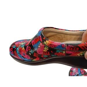 womens alegria pro love by pc lite nonslip clogs size 7